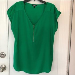 Green XL express blouse